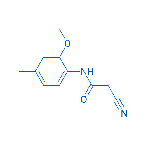 2-Cyano-N-(2-methoxy-4-methylphenyl)acetamide 5g