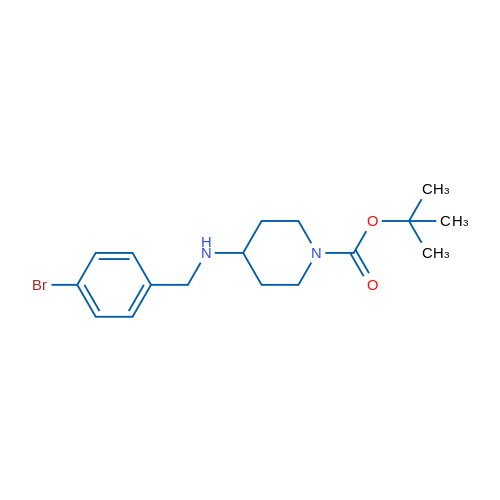 tert-Butyl 4-((4-bromobenzyl)amino)piperidine-1-carboxylate 1g