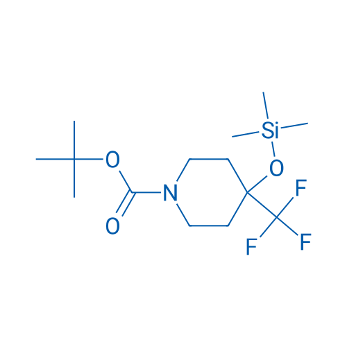 tert-Butyl 4-(trifluoromethyl)-4-((trimethylsilyl)oxy)piperidine-1-carboxylate 100mg