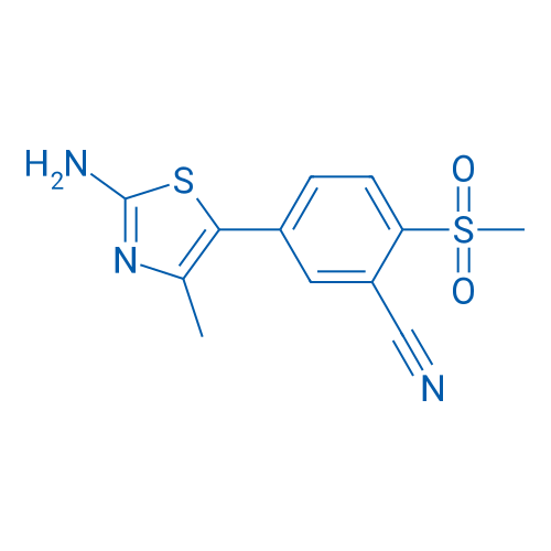 5-(2-Amino-4-methylthiazol-5-yl)-2-(methylsulfonyl)benzonitrile 1g
