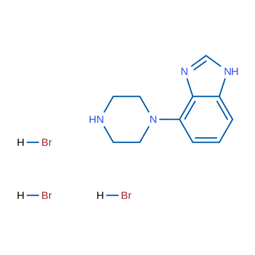 4-(Piperazin-1-yl)-1H-benzo[d]imidazole trihydrobromide 1g