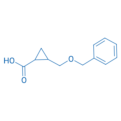 2-((Benzyloxy)methyl)cyclopropanecarboxylic acid 100mg