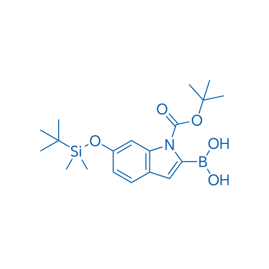 (1-(tert-Butoxycarbonyl)-6-((tert-butyldimethylsilyl)oxy)-1H-indol-2-yl)boronic acid 5g