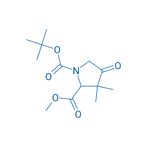 1-tert-Butyl 2-methyl 3,3-dimethyl-4-oxopyrrolidine-1,2-dicarboxylate 1g