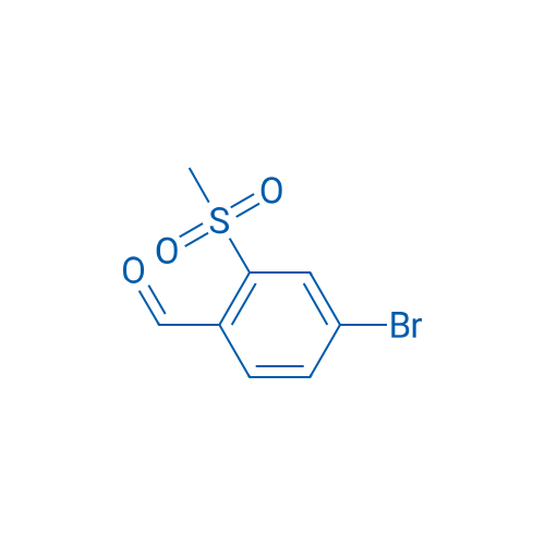 4-Bromo-2-(methylsulfonyl)benzaldehyde 250mg