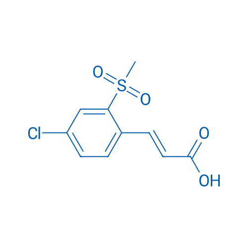 (E)-3-(4-Chloro-2-(methylsulfonyl)phenyl)acrylic acid 25g