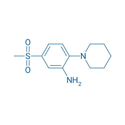 5-(Methylsulfonyl)-2-(piperidin-1-yl)aniline 5g