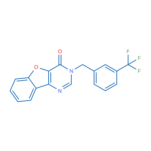 5-{[3-(trifluoromethyl)phenyl]methyl}-8-oxa-3,5-diazatricyclo[7.4.0.0^{2,7}]trideca-1(9),2(7),3,10,12-pentaen-6-one 1g