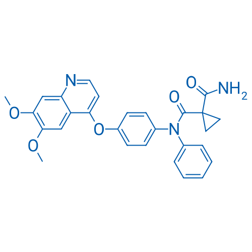 N-(4-((6,7-Dimethoxyquinolin-4-yl)oxy)phenyl)-N-phenylcyclopropane-1,1-dicarboxamide 50mg