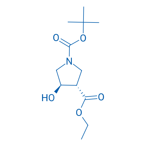 trans-1-tert-Butyl 3-ethyl 4-hydroxypyrrolidine-1,3-dicarboxylate 100mg
