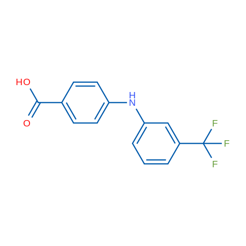 4-((3-(Trifluoromethyl)phenyl)amino)benzoic acid 1g