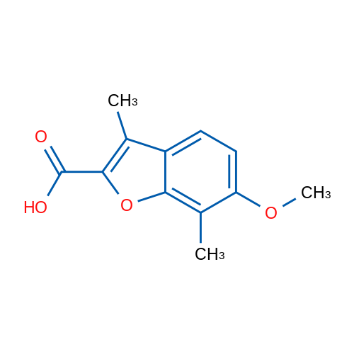 6-methoxy-3,7-dimethyl-1-benzofuran-2-carboxylic acid 5g