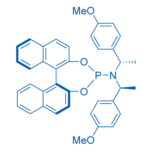 (11bS)-N,N-Bis[(1S)-1-(4-methoxyphenyl)ethyl]-dinaphtho[2,1-d:1′,2′-f][1,3,2]dioxaphosphepin-4-amine 250mg