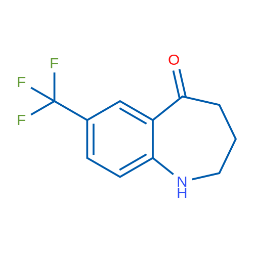 7-(Trifluoromethyl)-3,4-dihydro-1H-benzo[b]azepin-5(2H)-one 1g