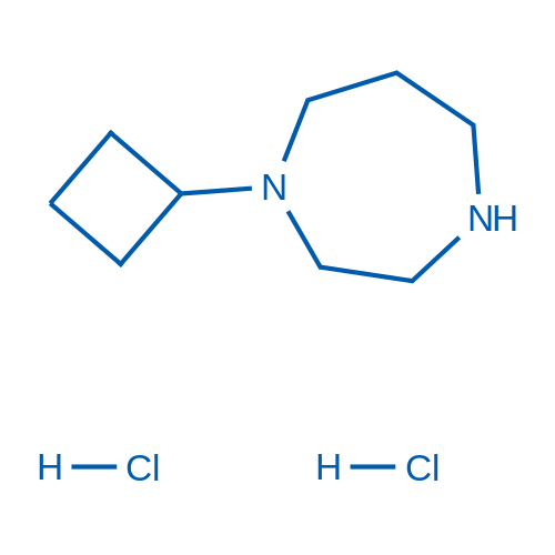 1-Cyclobutyl-1,4-diazepane dihydrochloride 1g