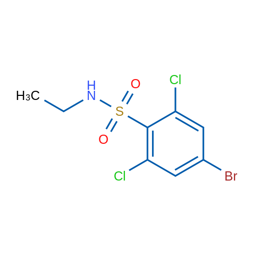 4-Bromo-2,6-dichloro-n-ethylbenzene-1-sulfonamide 1g