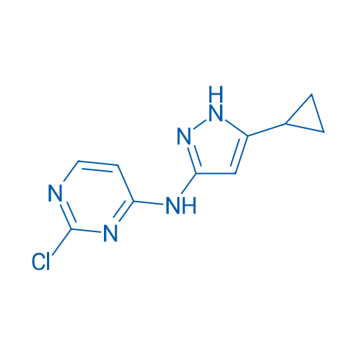 2-Chloro-N-(5-cyclopropyl-1H-pyrazol-3-yl)pyrimidin-4-amine 100mg