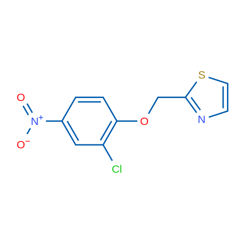 2-((2-Chloro-4-nitrophenoxy)methyl)thiazole 1g