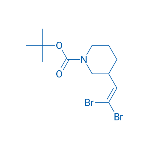 tert-Butyl 3-(2,2-dibromovinyl)piperidine-1-carboxylate 250mg