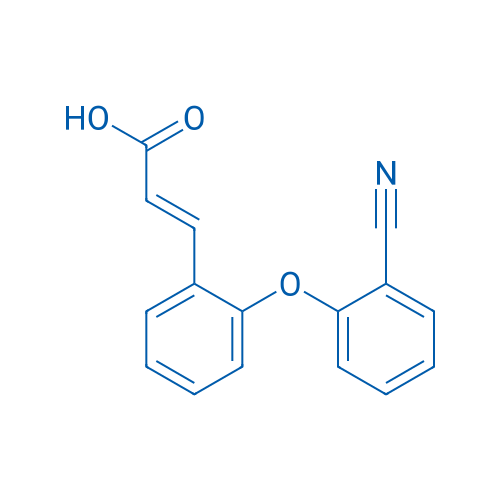 3-[2-(2-Cyanophenoxy)phenyl]acrylic acid 5g