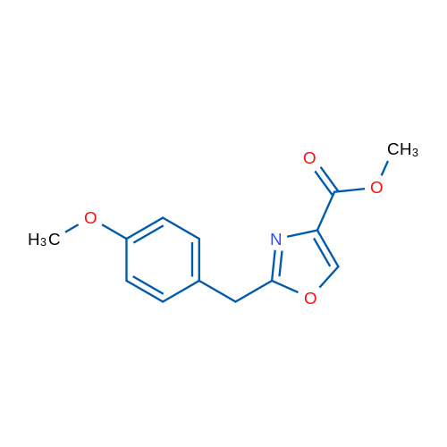 Methyl 2-(4-methoxybenzyl)oxazole-4-carboxylate 5g