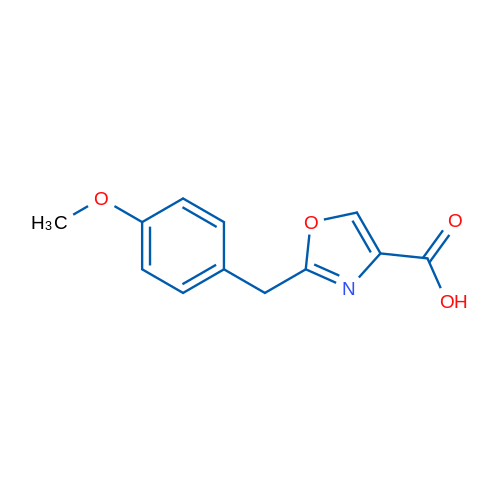 2-(4-Methoxybenzyl)oxazole-4-carboxylic acid 1g