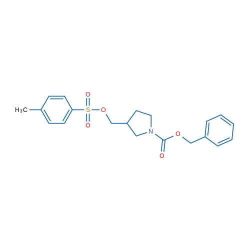 3-(Toluene-4-sulfonyloxymethyl)-pyrrolidine-1-carboxylic acid benzyl ester 1g