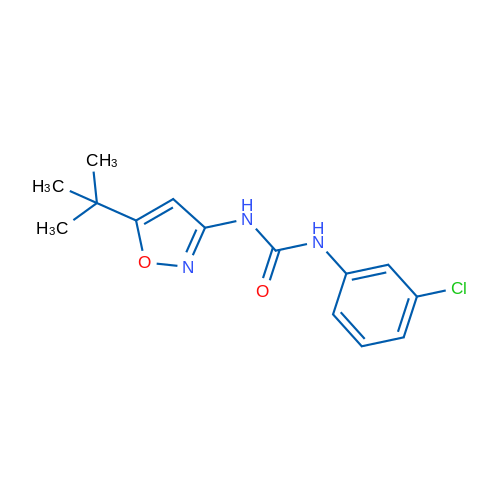 1-(5-(tert-Butyl)isoxazol-3-yl)-3-(3-chlorophenyl)urea 1g