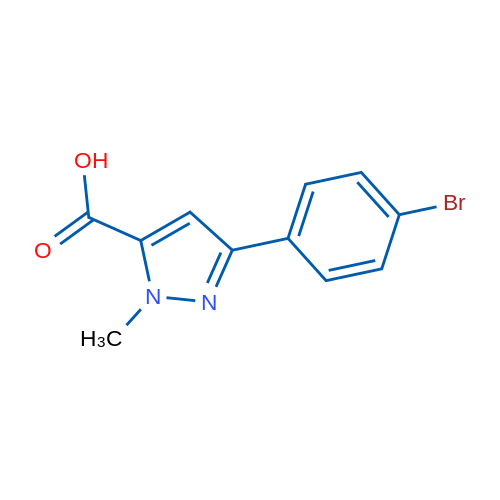 3-(4-Bromophenyl)-1-methyl-1h-pyrazole-5-carboxylic acid 1g