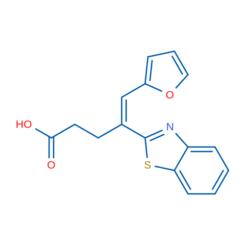 4-(1,3-Benzothiazol-2-yl)-5-(furan-2-yl)pent-4-enoic acid 100mg