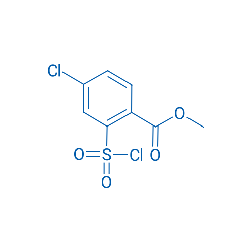 Methyl 4-chloro-2-(chlorosulfonyl)benzoate 250mg