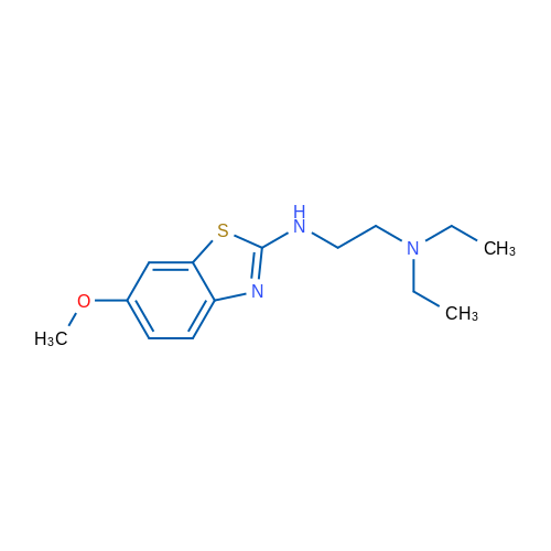 N,N-diethyl-N'-(6-methoxy-1,3-benzothiazol-2-yl)ethane-1,2-diamine 10g