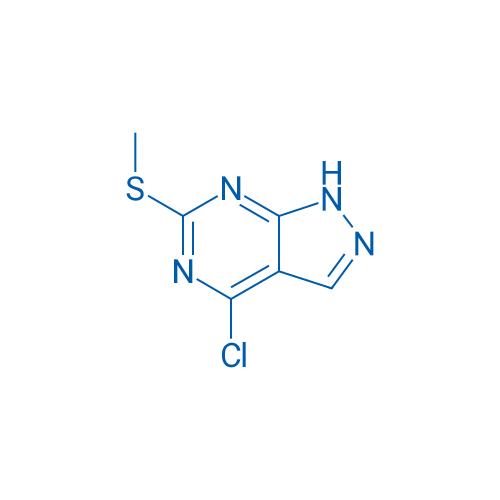 4-Chloro-6-(methylthio)-1H-pyrazolo[3,4-d]pyrimidine 1g
