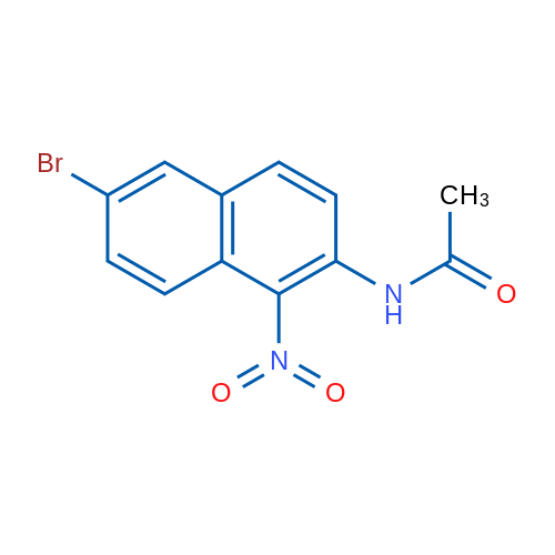 N-(6-Bromo-1-nitronaphthalen-2-yl)acetamide 1g