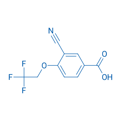 3-Cyano-4-(2,2,2-trifluoroethoxy)benzoic acid 1g