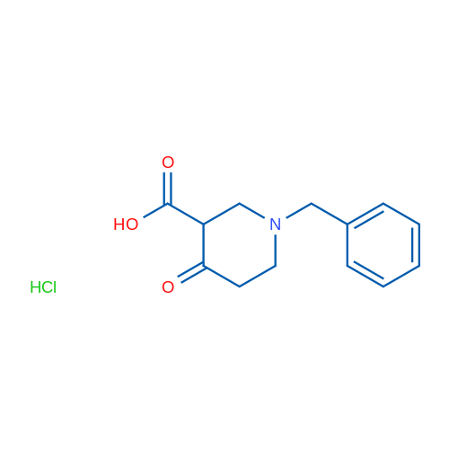 1-benzyl-4-oxopiperidine-3-carboxylic acid hydrochloride 1g