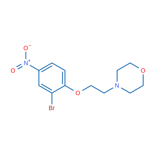 4-(2-(2-Bromo-4-nitrophenoxy)ethyl)morpholine 100mg
