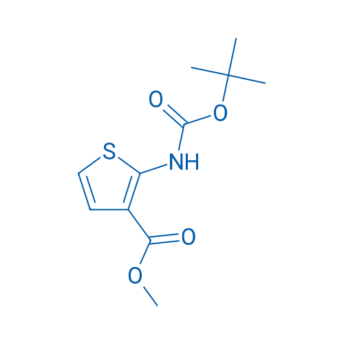 Methyl 2-((tert-butoxycarbonyl)amino)thiophene-3-carboxylate 100mg