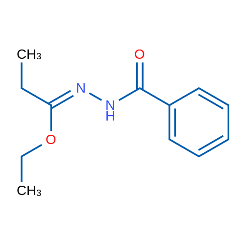 (Z)-(Ethyl N-[(Z)-benzoyl]ethanecarbohydrazonate) 1g