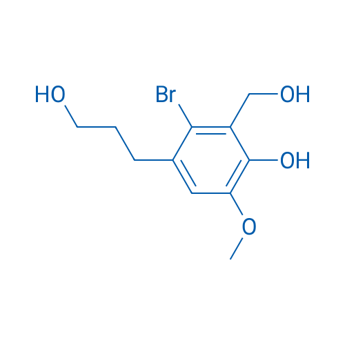 3-Bromo-2-(hydroxymethyl)-4-(3-hydroxypropyl)-6-methoxyphenol 1g