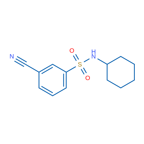 3-Cyano-N-cyclohexylbenzenesulfonamide 5g