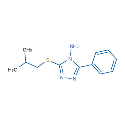 3-[(2-Methylpropyl)sulfanyl]-5-phenyl-4H-1,2,4-triazol-4-amine 1g