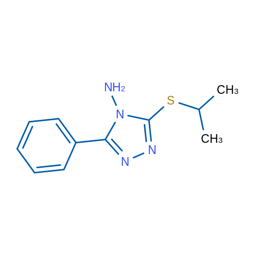 3-Phenyl-5-(propan-2-ylsulfanyl)-4H-1,2,4-triazol-4-amine 1g