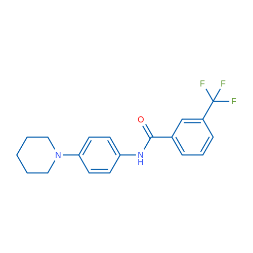 N-[4-(Piperidin-1-yl)phenyl]-3-(trifluoromethyl)benzamide 1g
