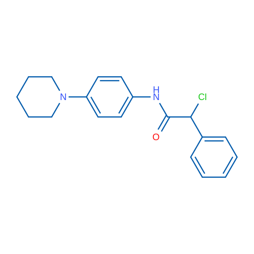 2-Chloro-2-phenyl-N-[4-(piperidin-1-yl)phenyl]acetamide 1g