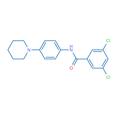 3,5-Dichloro-N-[4-(piperidin-1-yl)phenyl]benzamide 1g