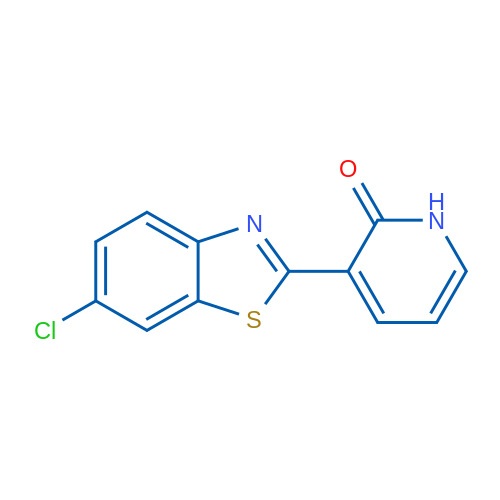 3-(6-Chloro-1,3-benzothiazol-2-yl)-1,2-dihydropyridin-2-one 1g