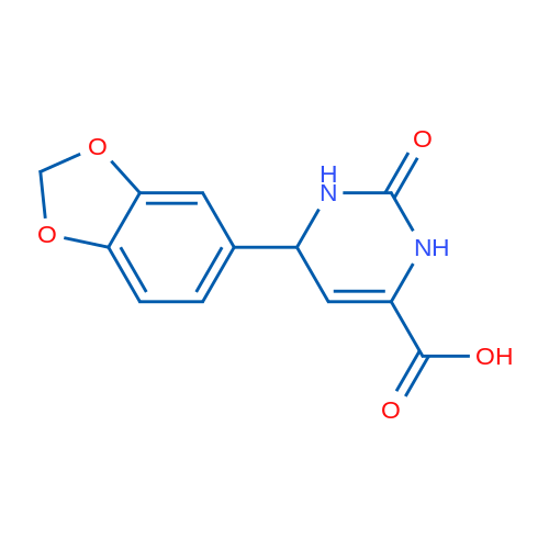 6-(Benzo[d][1,3]dioxol-5-yl)-2-oxo-1,2,3,6-tetrahydropyrimidine-4-carboxylic acid 5g