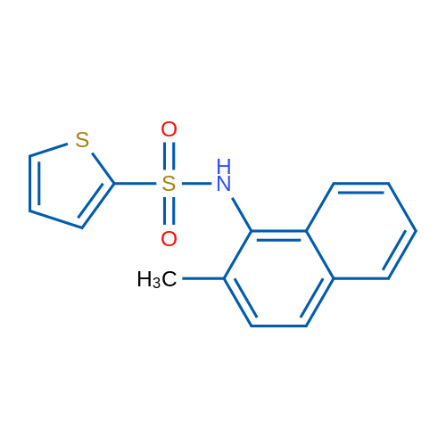 N-(2-Methylnaphthalen-1-yl)thiophene-2-sulfonamide 1g