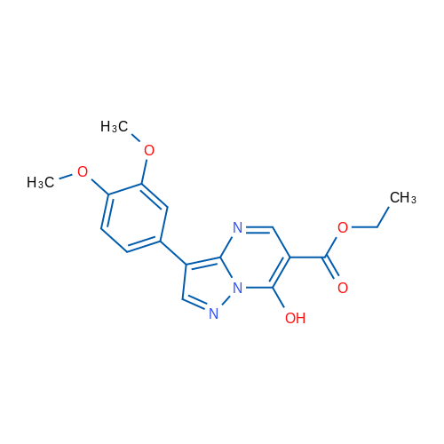 Ethyl 3-(3,4-dimethoxyphenyl)-7-hydroxypyrazolo[1,5-a]pyrimidine-6-carboxylate 1g